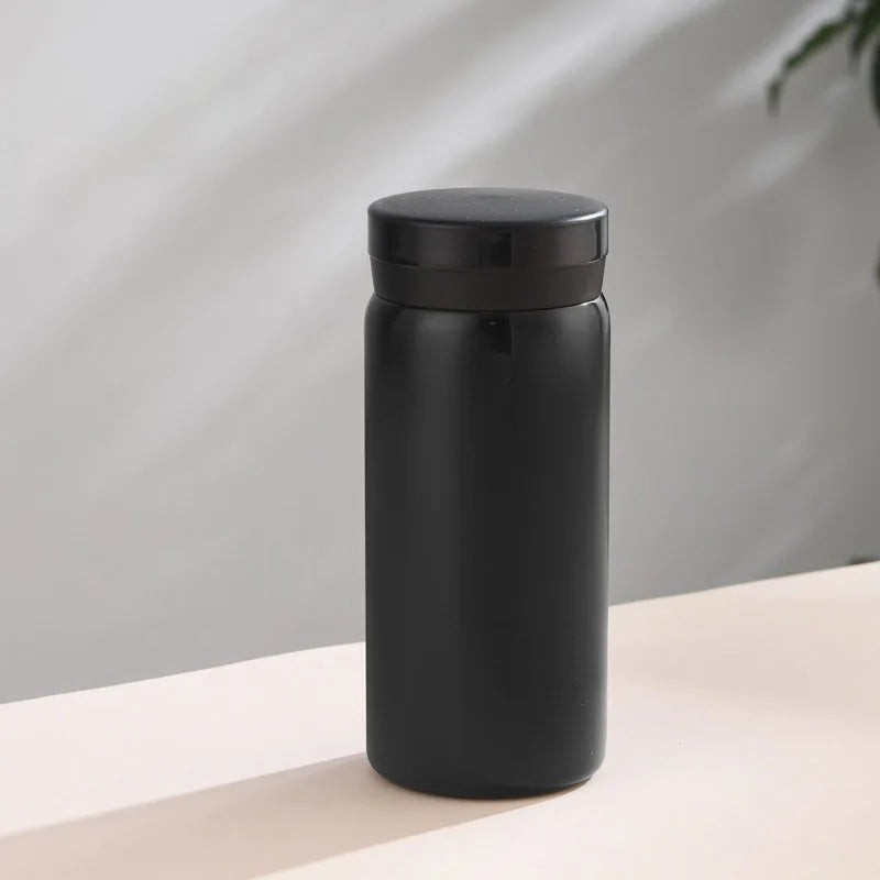 200ML/300ML Stainless Steel Pocket Cup Mini Insulated Cup Car Vacuum Flasks Coffee Cup Portable Leak-proof Thermal Water Bottle