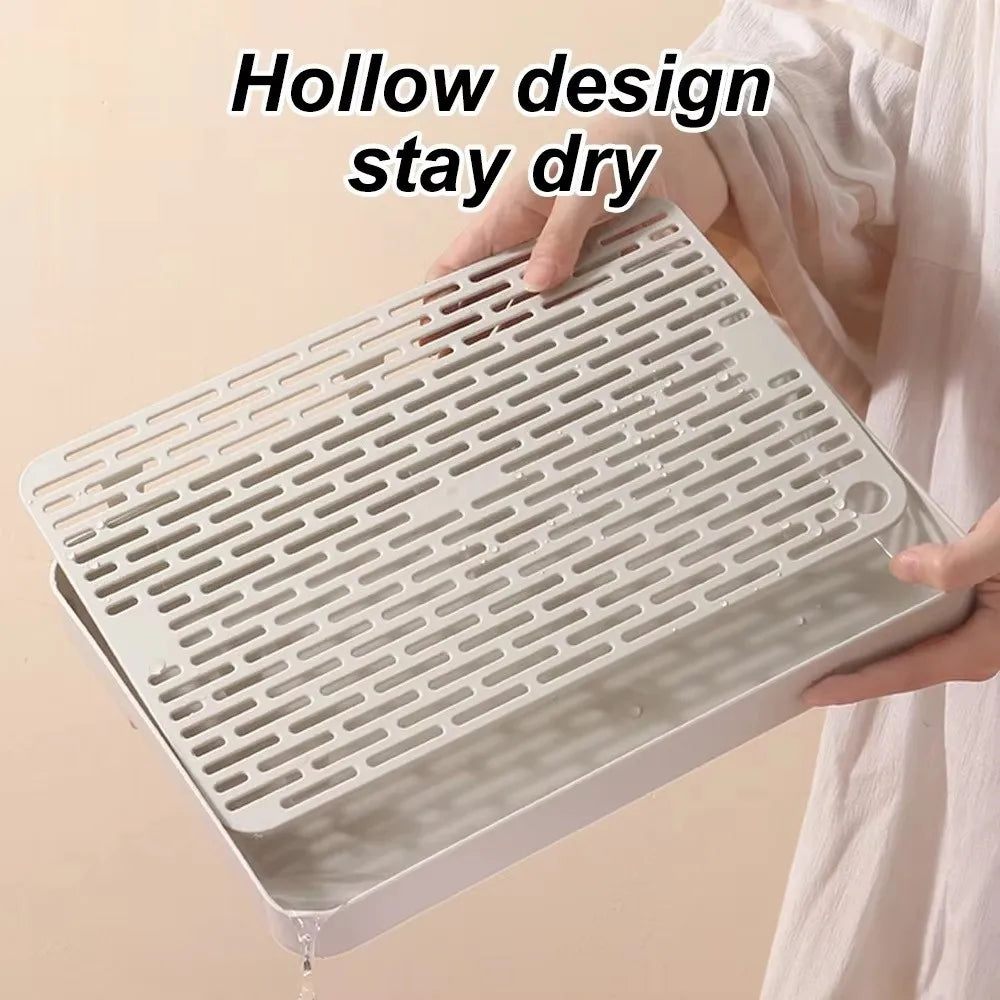 New Small Rabbit Litter Box Plastic Rectangular Pet Toilet Tray Double-layer Bunnie Corner Toilet Box Dutch Pig Supplies