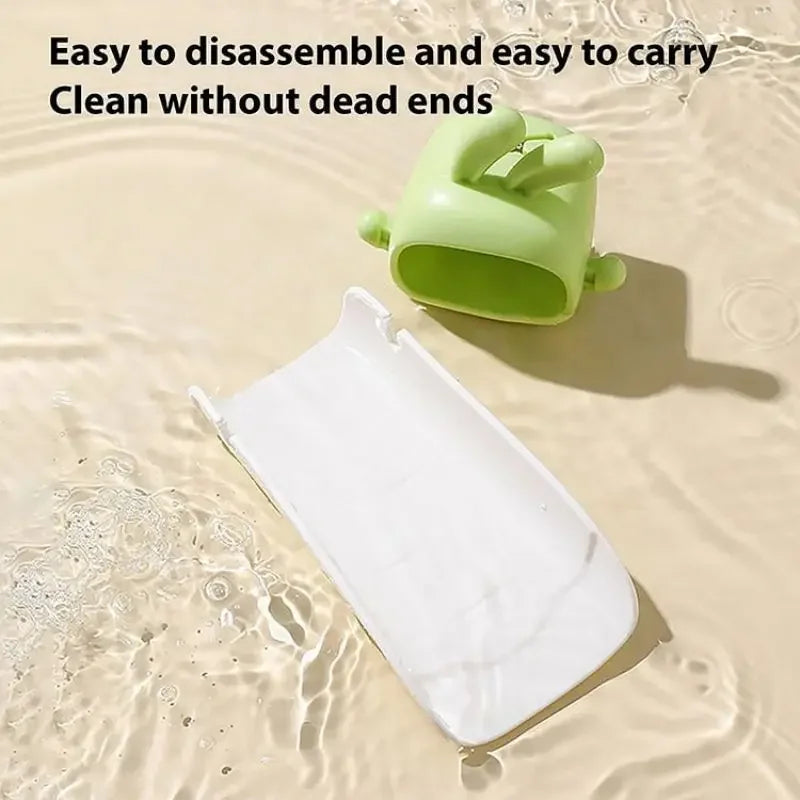 Cute Cartoon Faucet Extender Kids Rabbit U-shaped Widening Tap Extender Bathroom Kitchen Faucet Splash Guard Sinks