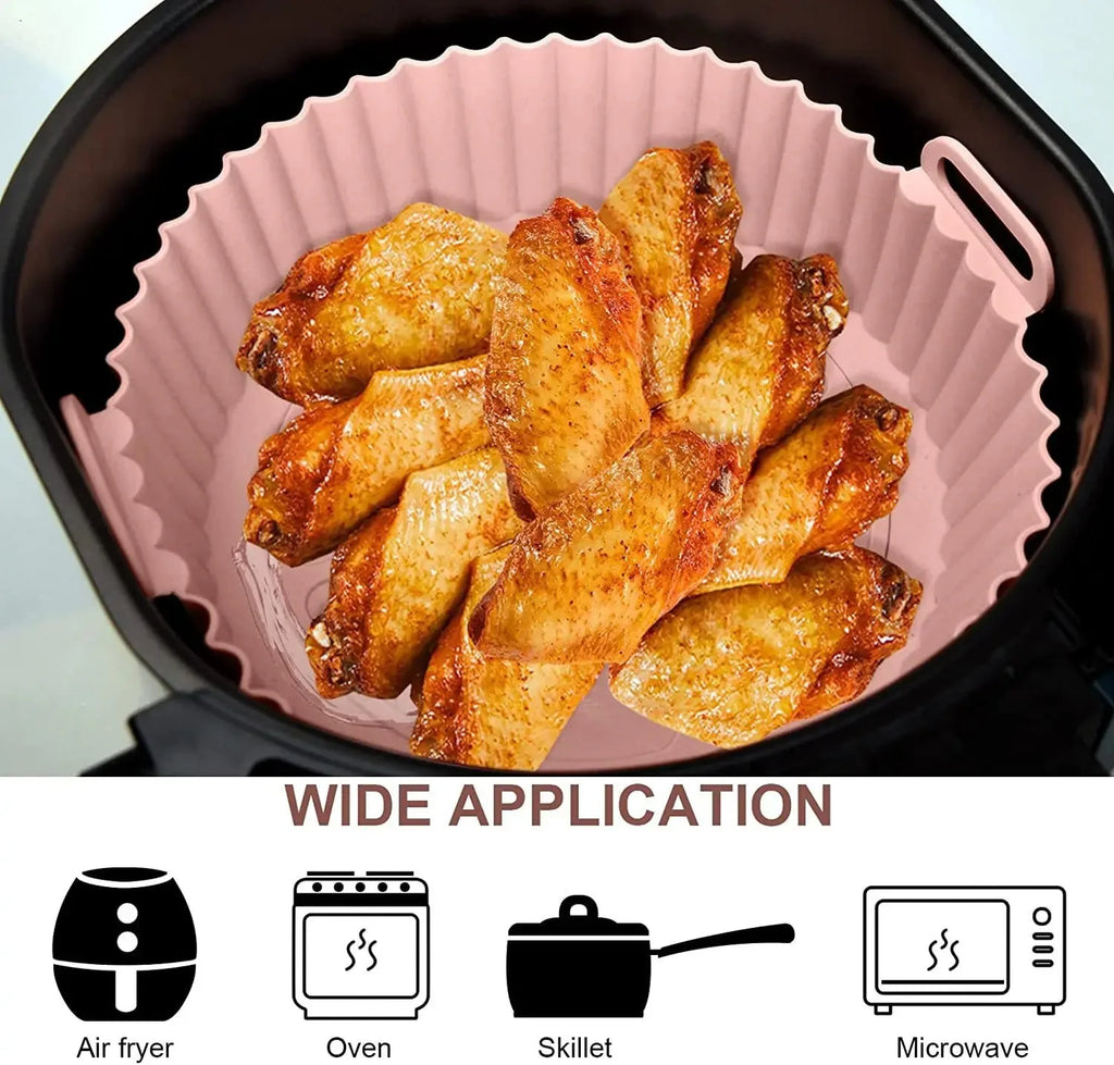 Reusable For Home and Kitchen Silicone Material Kitchens Accessories Air Fryer Paper Oven Airfryer Baking Paper Mat Bakeware Bar