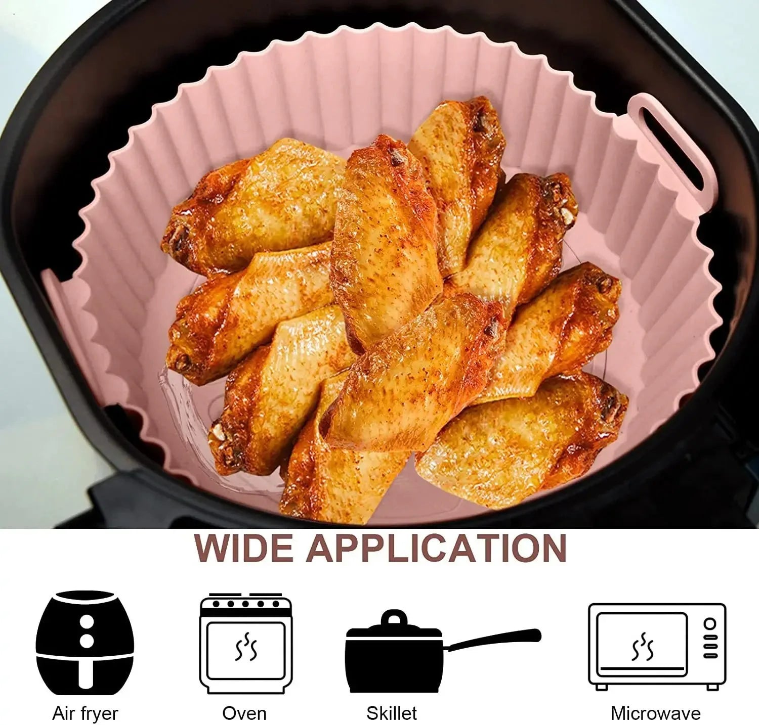 Reusable For Home and Kitchen Silicone Material Kitchens Accessories Air Fryer Paper Oven Airfryer Baking Paper Mat Bakeware Bar