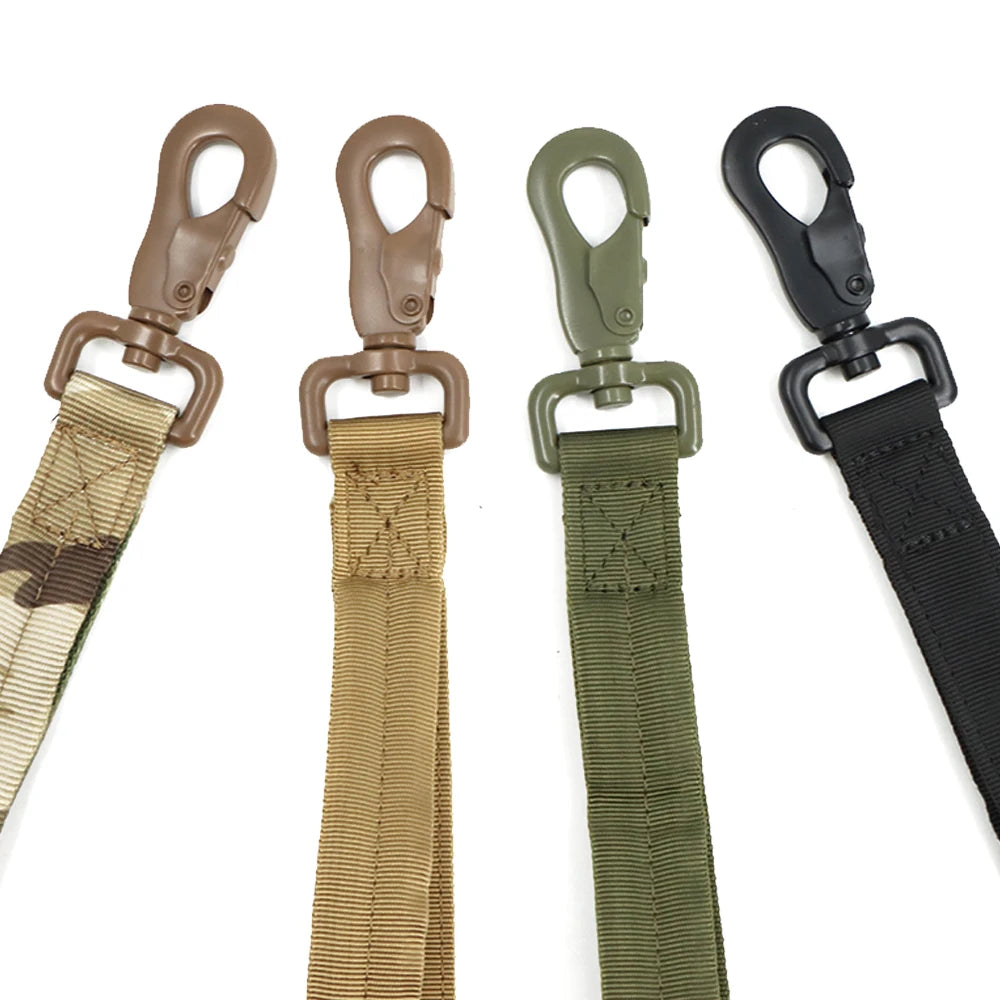Tactical cat Leash Adjustable Quick Release Elastic Leads Rope With 2 Control Handle Military Heavy Duty Dog Leashes For Dogs