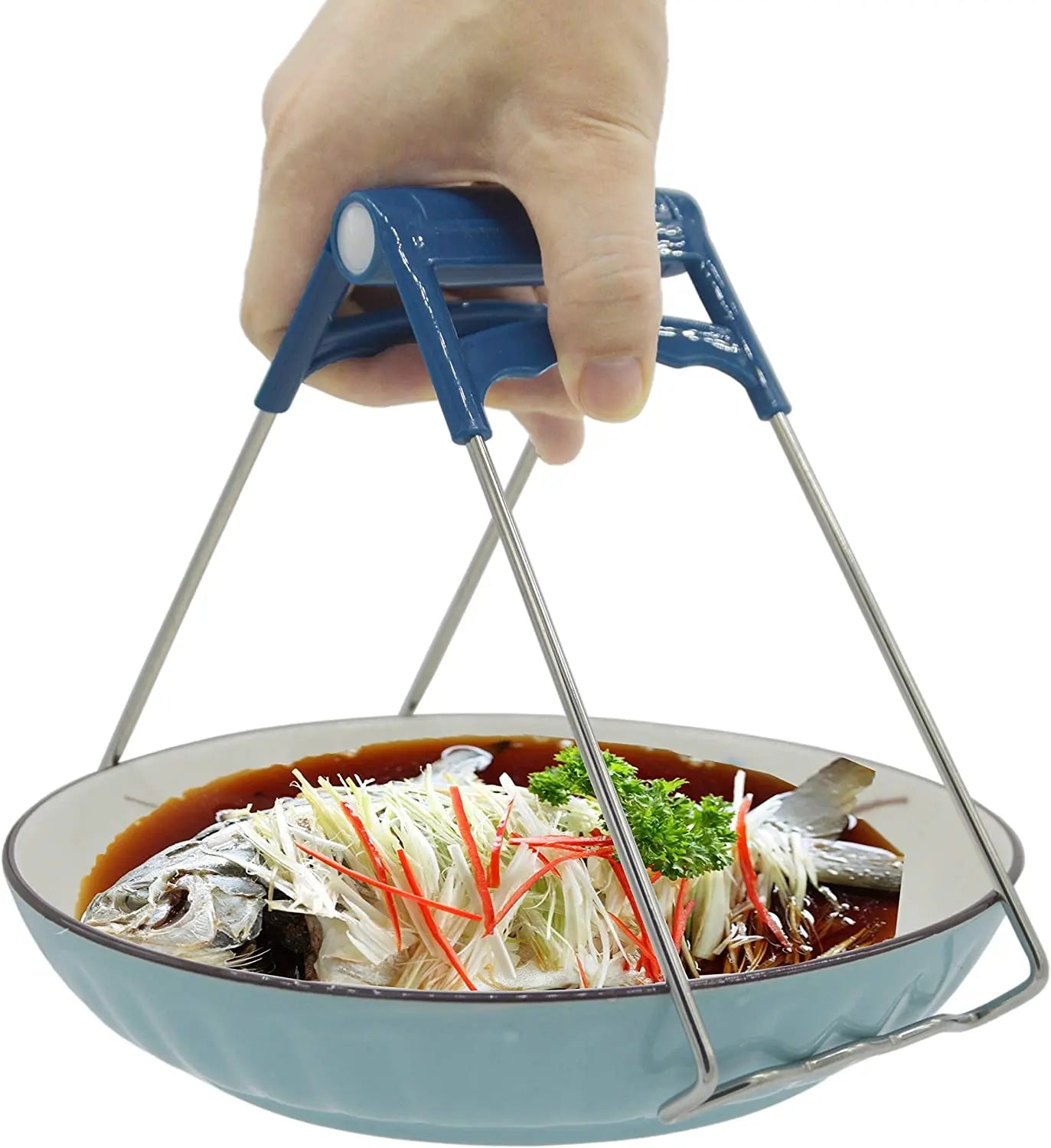 4PCS Bowl Clip Gripper Clips Retriever Tongs for Lifting Hot Dishs Bowl Pot Pan Plate from Instant Pot Microwave Oven Air Fryer