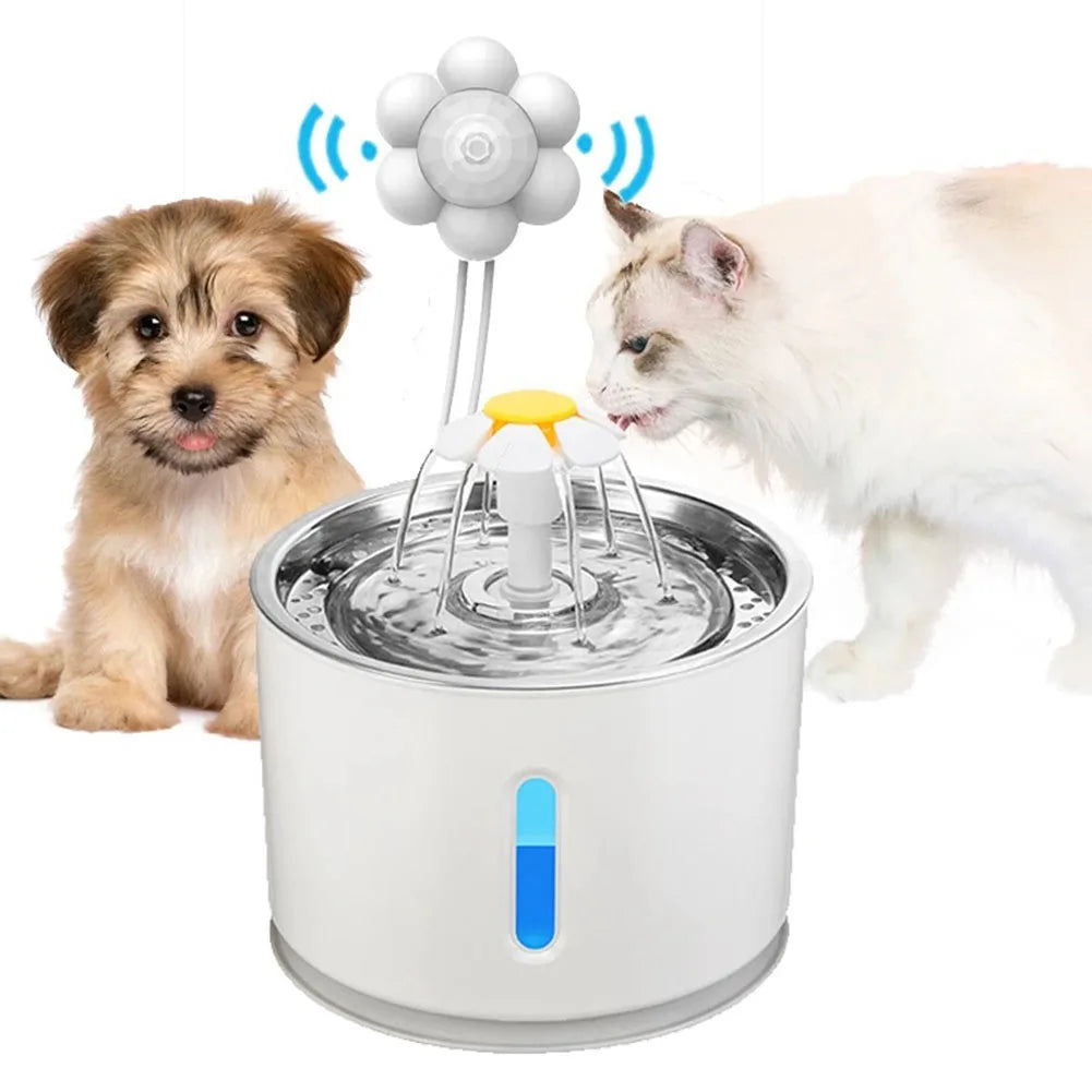 Smart Automatic Cat Water Fountain Dog Drinker External Electric Water Dispenser Infrared Motion Sensor Pey Feeder Sensor Switch