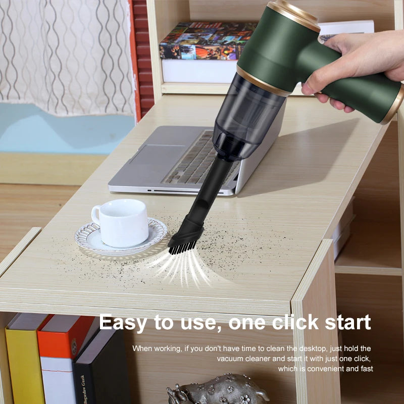 new Car vacuum cleaner household appliances portable battery long life powerful vacuum cleaner suitable for cleaning car debris