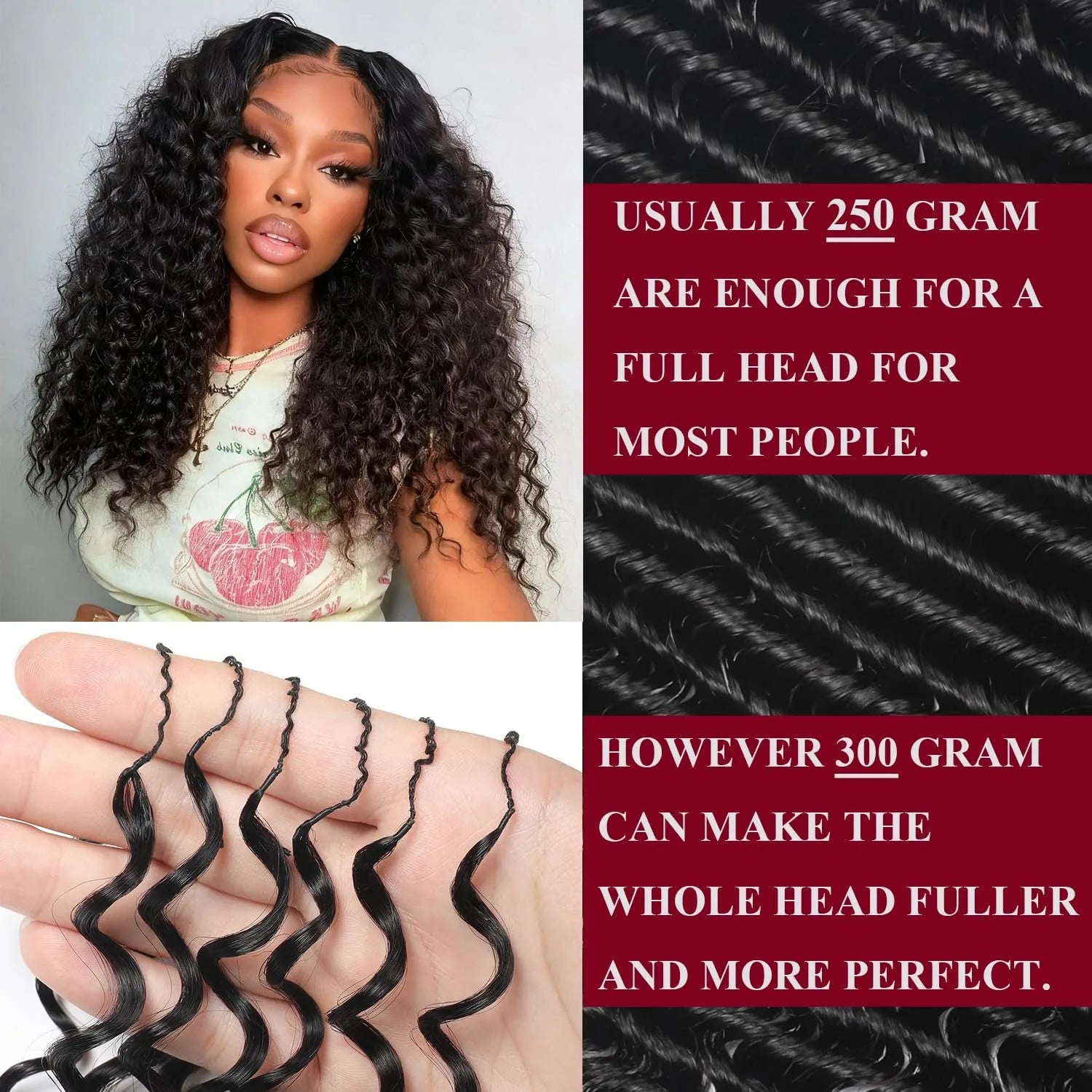 12A Deep Wave Knotless Pre-Separated Crochet Hair Extensions Water Wave Feather Crochet Human Hair Bundles Twist Braiding Hair