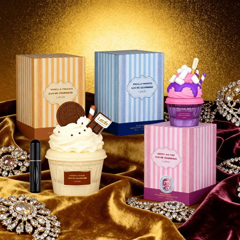 Lattafa Gourmand Perfume Collection – Variety of Food-Inspired Fragrances (Vanilla/Coffee/Chocolate & More) | Long-Lasting EDP