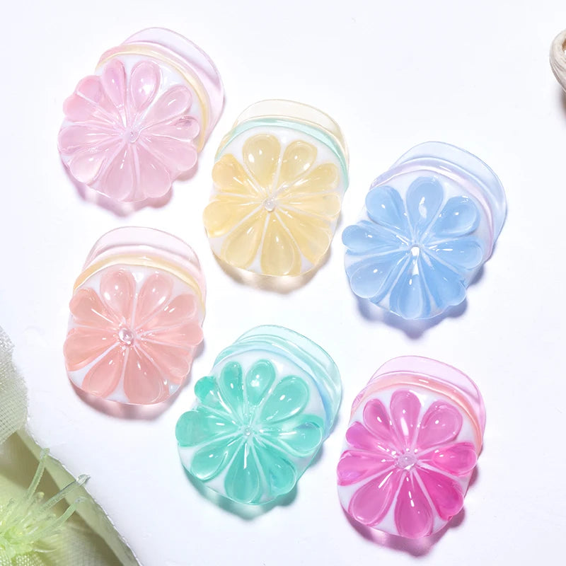 AWStorG 6Pcs/Set 7.5ml Pastel Jelly Nail Polish Clear Translucent Pastel Soak Off Gel Polish Semi Permanent Soak Off Nail Art