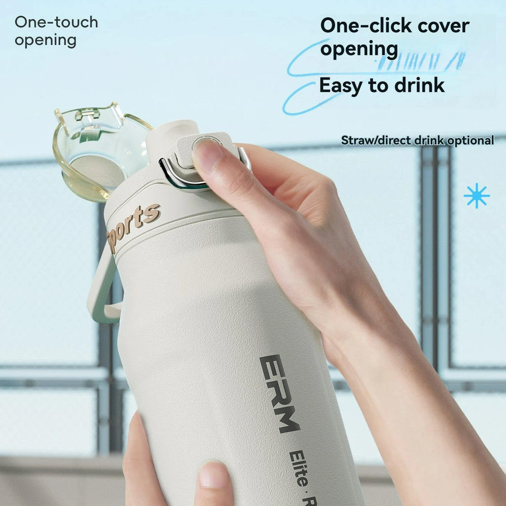 1.5L Insulated Water Bottle Stainless Steel Cold Hot Insulated Cup Vacuum Thermos Bottle Double Wall Flasks