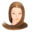 Mannequin Head Human Hair 100% Real Hair Mannequin Head For Beginners Hairdresser Manikin Doll HeadFor Hair Styling And Practice