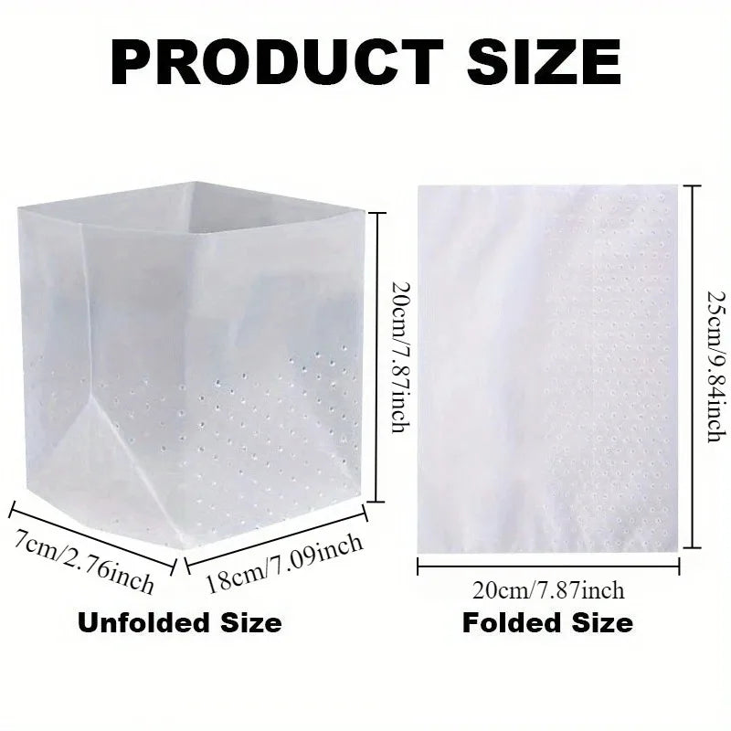 30/60/90PCS Anti-Clogging Kitchen Sink Drainage Bags Disposable Leftover Vegetable Waste Bag Stand-Up Foldable Sink Strainer Bag