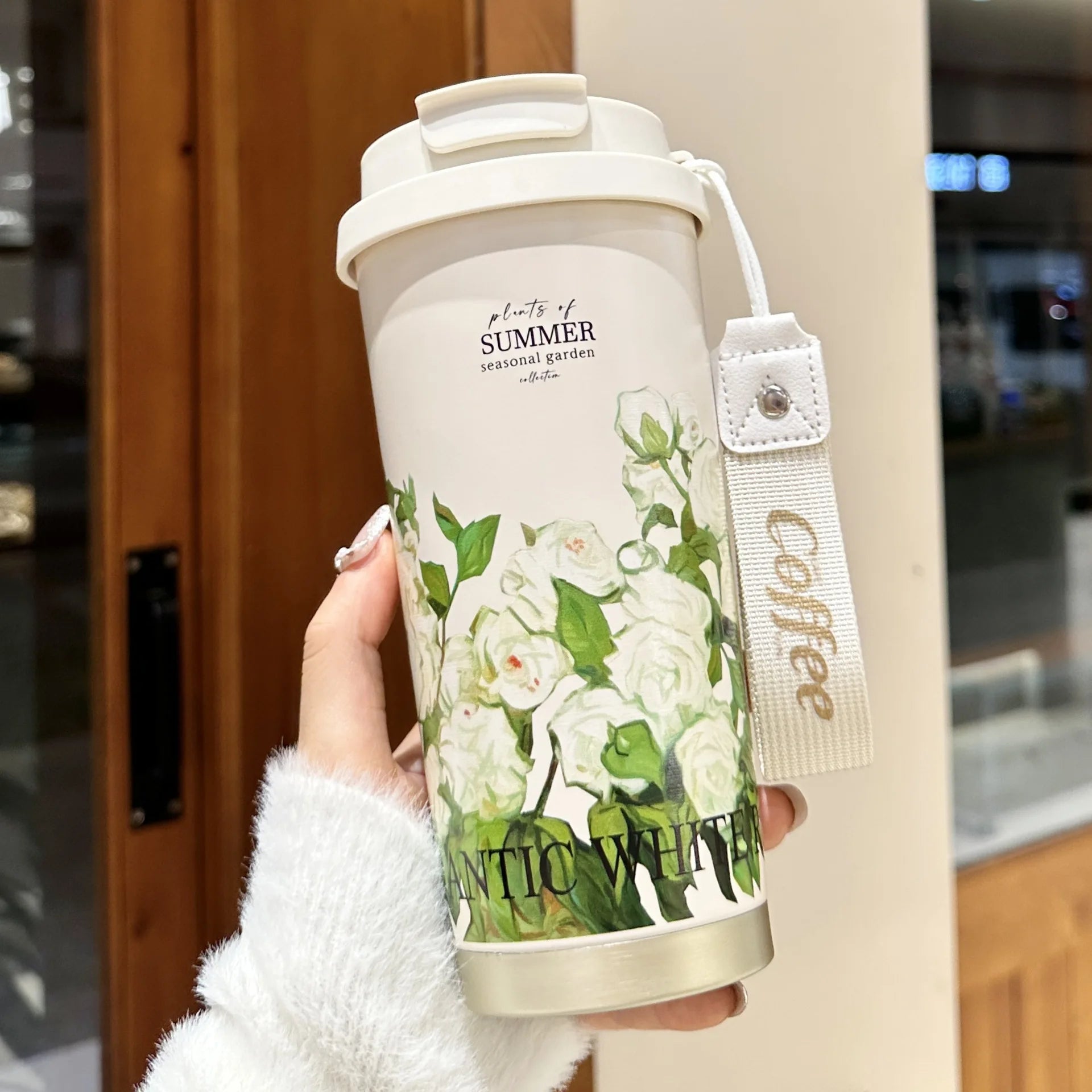 520ML Stainless Steel Thermal Cup Keeps Cold and Heat Mugs Portable Tumbler Coffee Cup Travel Thermal Water Bottle Vacuum Flask