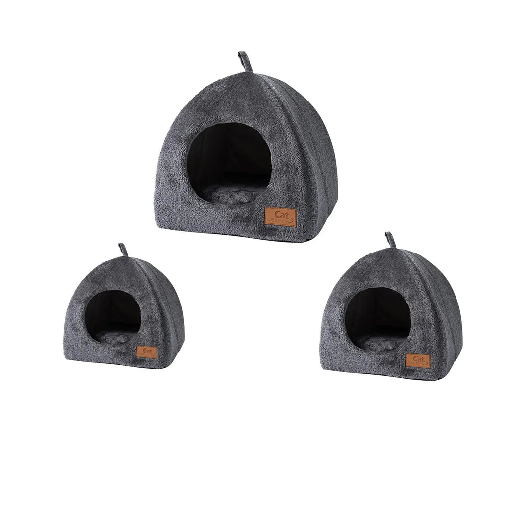 Cute Pet Cave Bed Igloo Bed Kitty Puppy Hideout Sleeping Bag Kitten Dog
