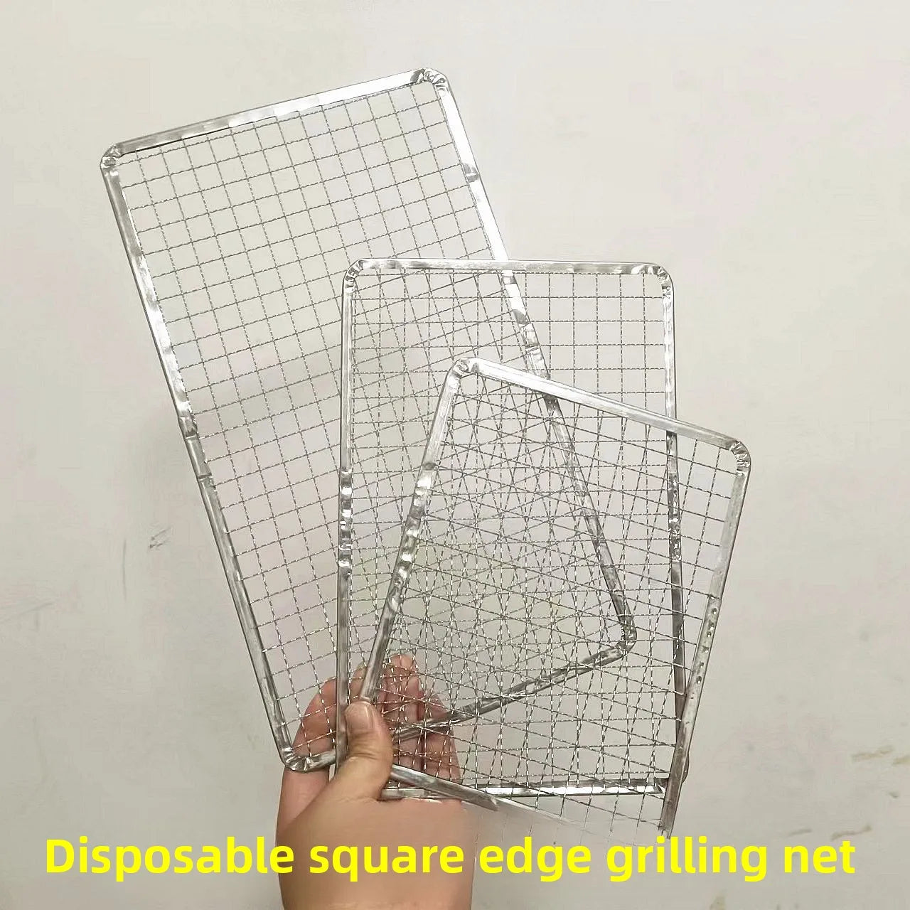Disposable Square d BBQ ill Mat Outdoor Baking Me id Lightweight Portable Barbecue Net for illing And Cam