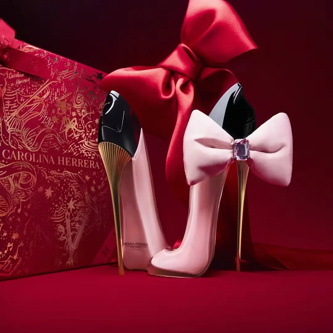 New Caroline Herrera Good Girl Blush EDP 80Ml Bowtastic Limited Edition High Heel Bottle With Pink Bow For Women