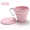 Outdoors Silicone Folding Cup with Hanging Hole Creative Water Travel Portable Washing Fashion Travel Silicone