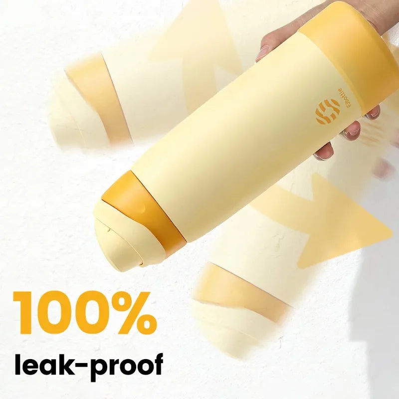 Fjbottle 750/1000ML Vacuum Flask Stainless Steel Thermos Botttle Portable Sports Water Bottle Outdoor Travel Car Mug Keep Cold
