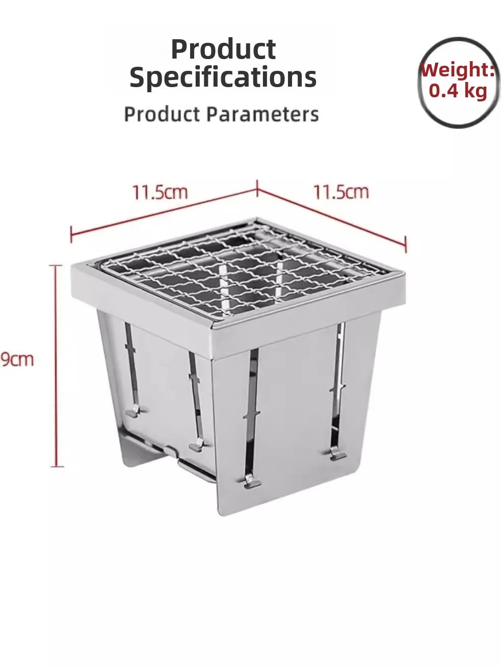 Portable ket Stainl Steel BBQ ill Outdoor Cam Home Garden  Stove Tea Cooking Stove Detachable Butane Fuel