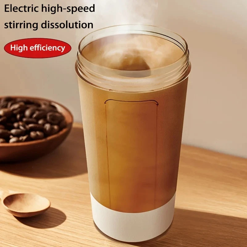 HOMEFISH 1 Piece/13.53 Oz Portable Charging Electric Stirring Cup Automatic Self Mixing Cup-Sports Cup with Electric Stirring