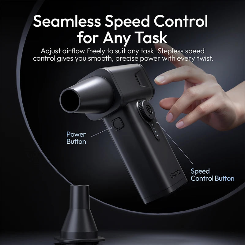 Ulanzi AD02 STORM Electric Air Duster II Photography Companion Home Cleaning Assistant Camping Must-Have Studio Livestreaming