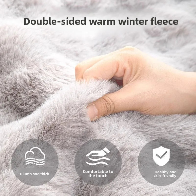 Dog Pet Beds Extra Large Plush Dog Bed Sofa Thickened Super Soft Polyester Pet Mat Dog Crate Mat Bed For Large Bed Winter