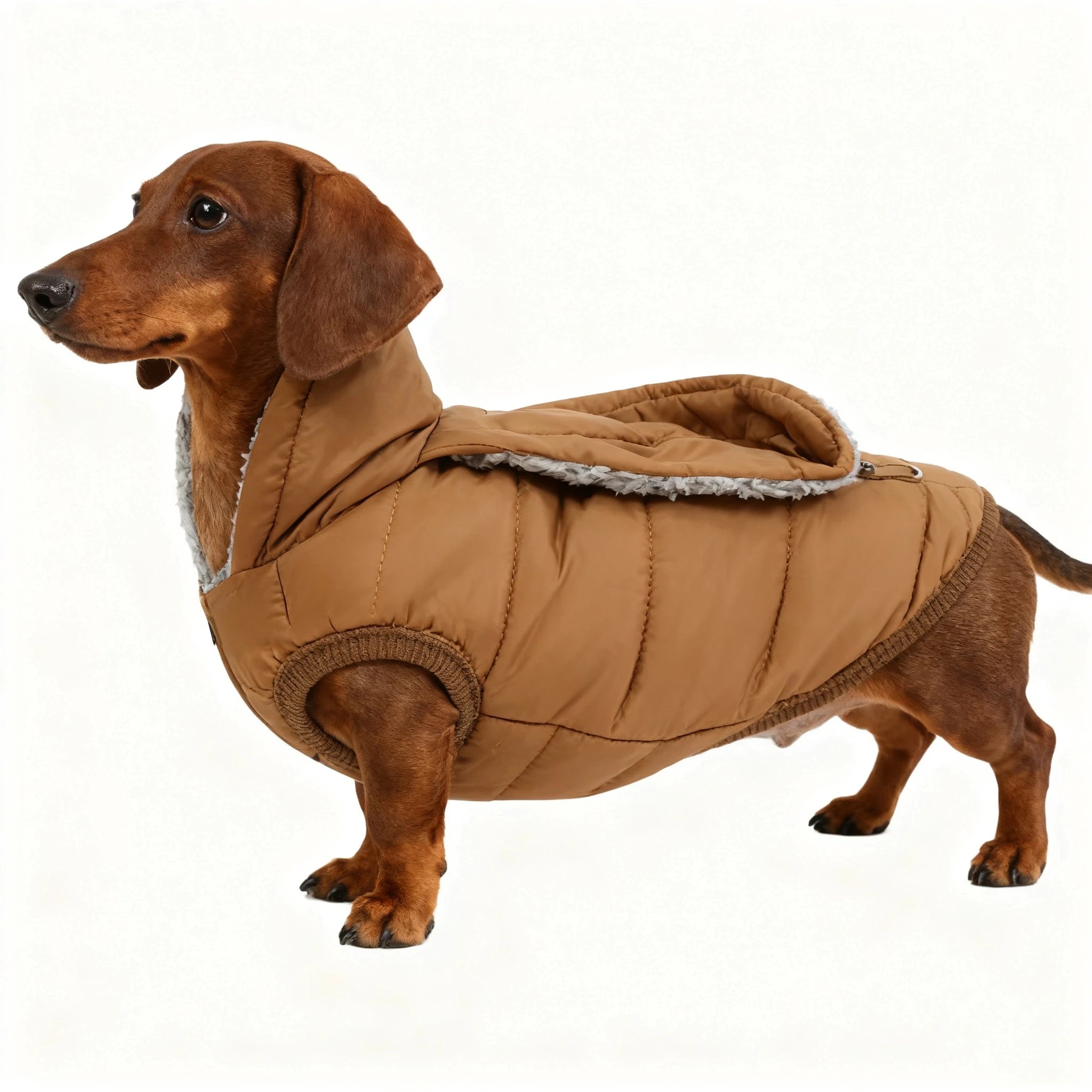 New Pet Dog Clothes Jacket Autumn And Winter Dog Jacket Jacket Thickened Warm Jacket Pet Thick Cozy Dachshund Parka Costume