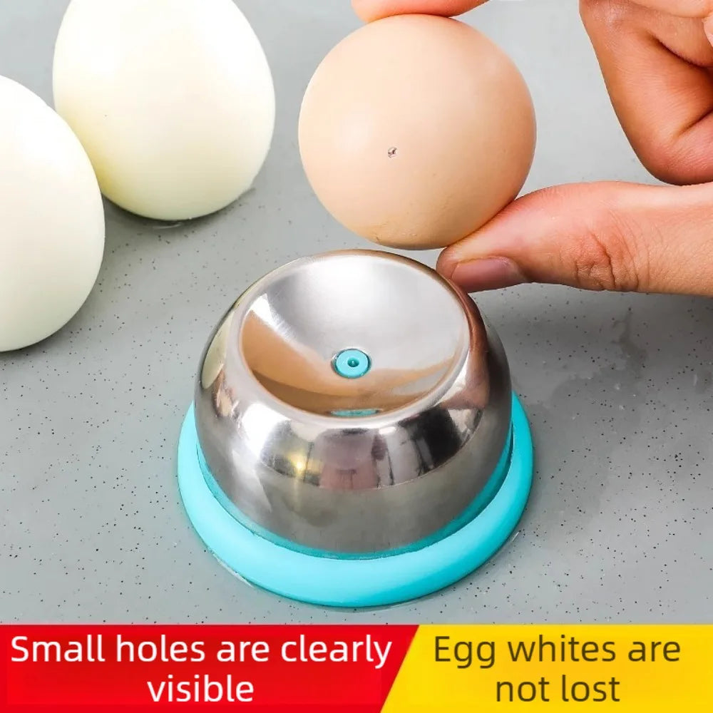 Egg Piercer Stainless Steel Needle Egg Hole Puncher Poached Eggs Maker Click Eggs Helper Essential Egg Tools for Home Kitchen