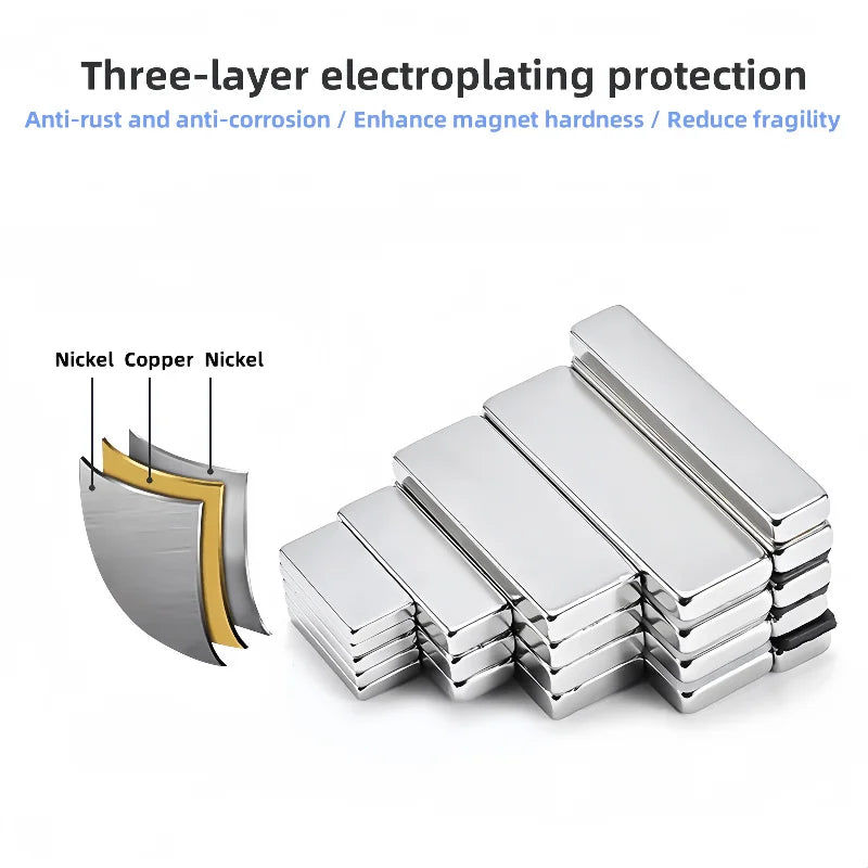 5pcs/lot  square strong magent with a diameter of 50mm, suitable for refrigerators, offices, and handheld devices.