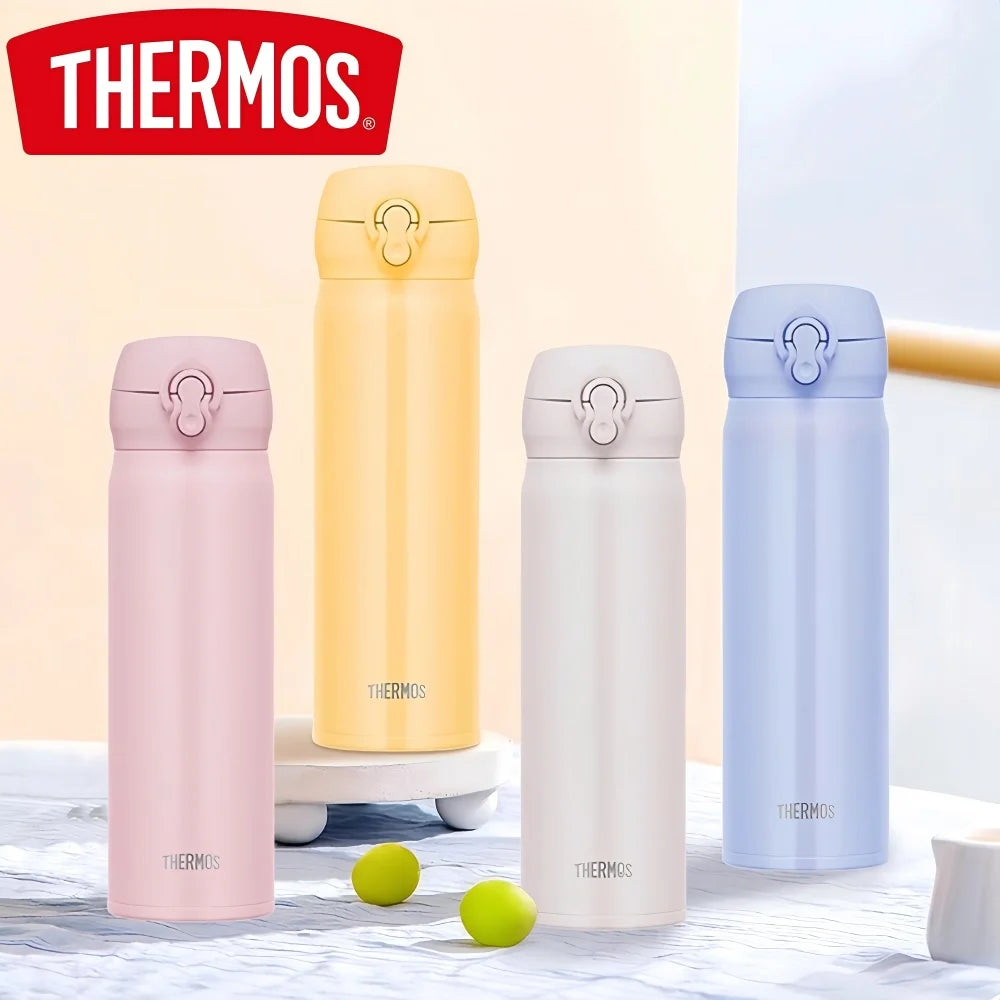 THERMOS Bottle 350/500ml Thermal Mug Stainless Steel Vacuum Flasks,6 H Keep Hot Cold, Leakproof Coffee for Office Outdoor Travel
