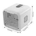 800W Pet Dryer Box Pet Grooming Hair Dryer Pet Force Dryer for Pet Hair Drying and Sanitizing Sterilization for 2-3 Cats