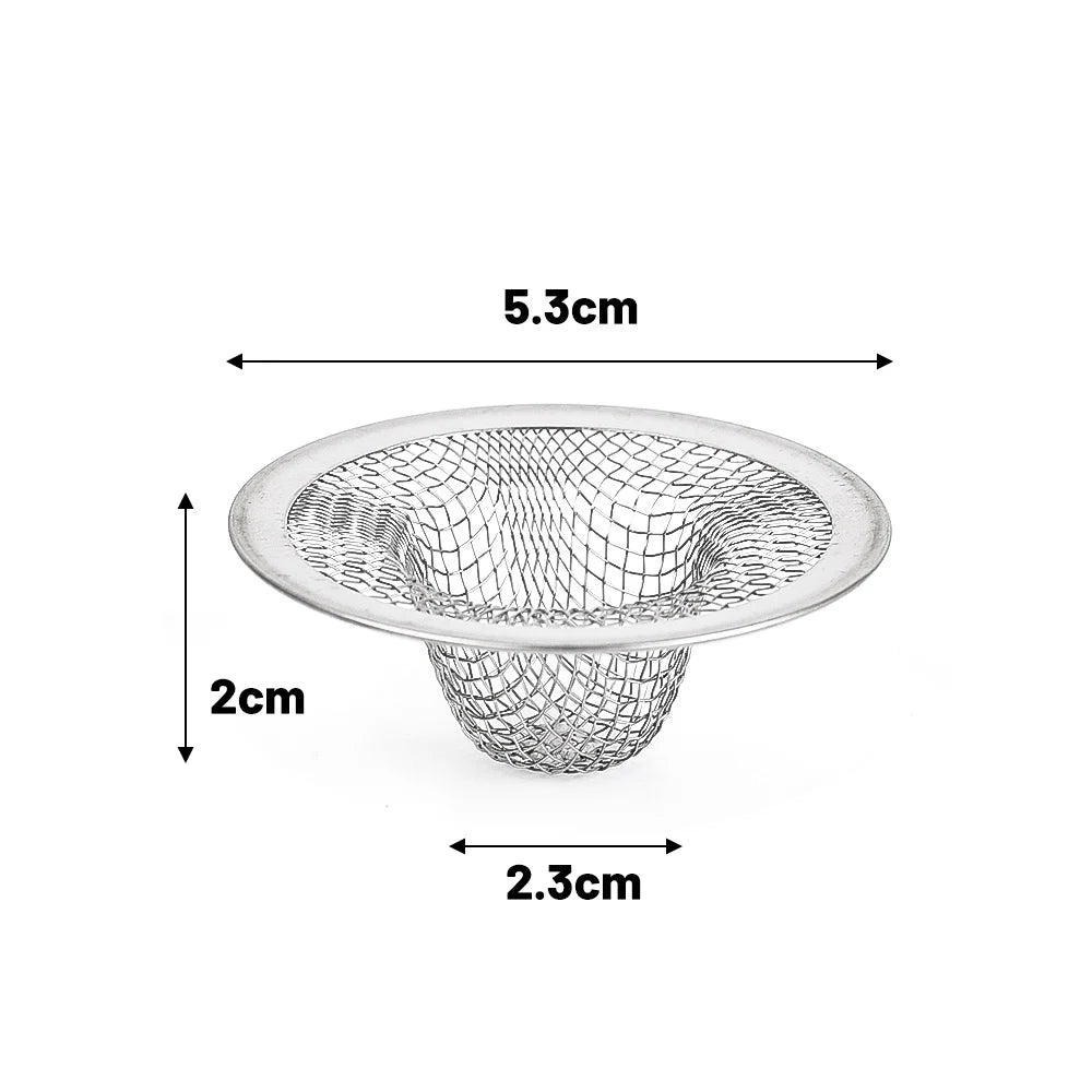 Stainless Steel Kitchen Sink Filter Mesh Sink Sewer Strainers Bathroom Floor Drains Catcher Waste Drain Hole Filter Trap Screen