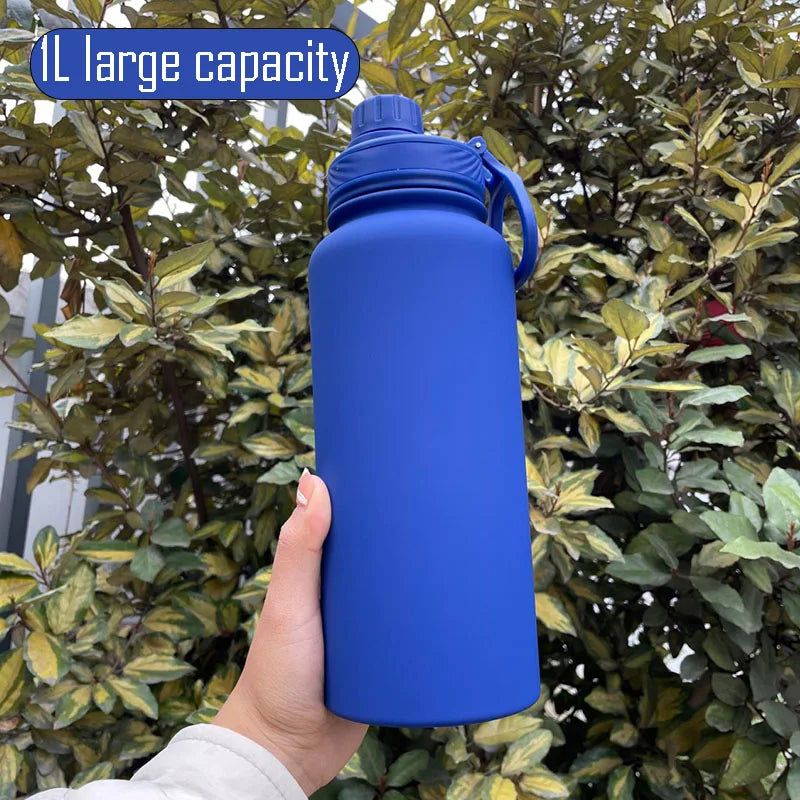 500/750/1000/1200ml Large Capacity Sport Thermos Cup,Stainless Steel Vacuum Flasks,Gym Drinkware,Wide Mouth Thermal Water Bottle