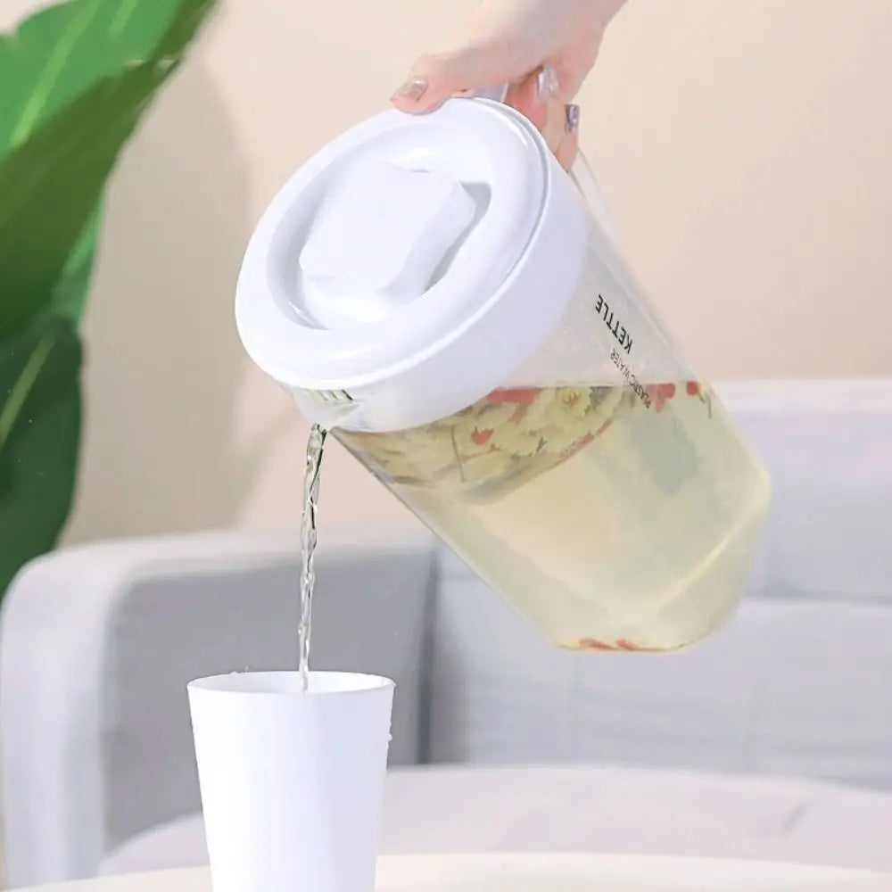 1.3/2.2/3L Cold Water Kettle Household Heat Resistant Large Capacity Pitcher Plastic Fall-resistant Juice Jug Refrigerator