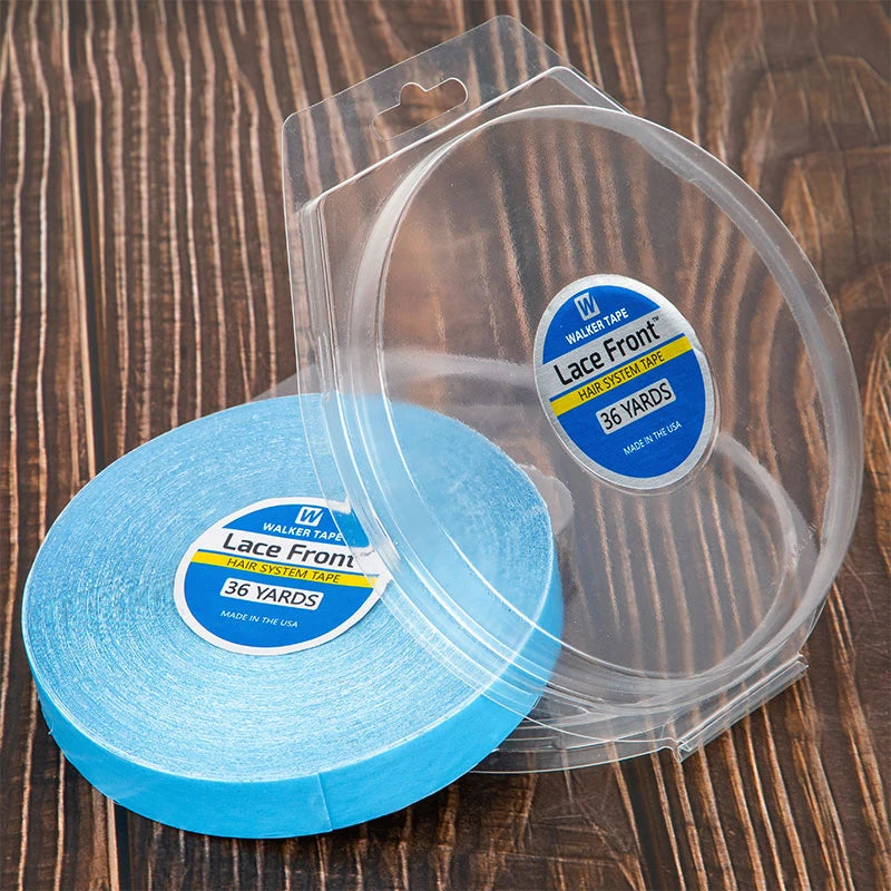 Wholesal36/12/3yards Hair System Tape Double Side Walker Tape Blue Lace Front Wig Tape For Toupee Sweatproof Ultra Hold Wig Tape