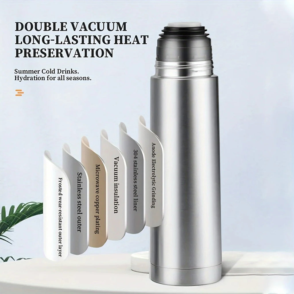 350/500/750ML Stainless Steel Thermos Bottle Keep Cold Hot Water with Lid Vacuum Flask Travel Thermal Mug for Water Tea Coffee