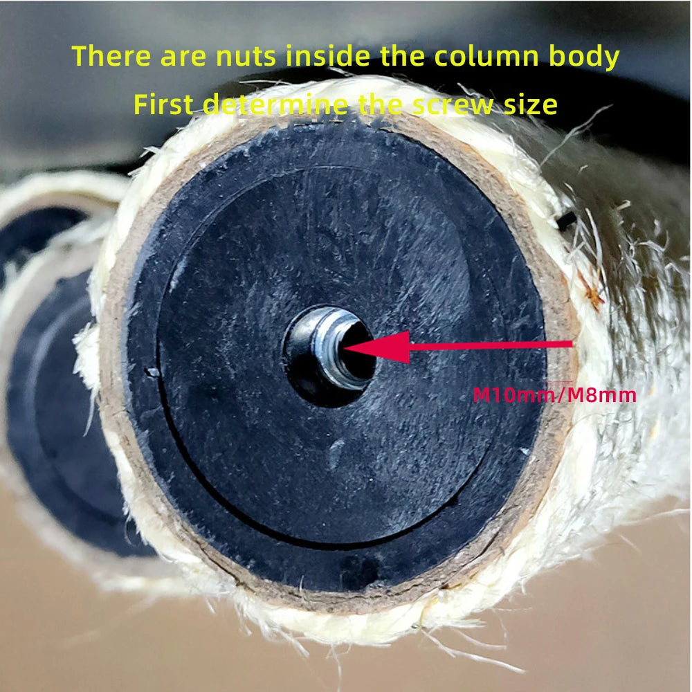 Cat Scratching Post Cat Tree Tower DIY Cat Climbing Frame Replacement Post Sisal Rope Entangle Toy Scratch Furniture Accessories