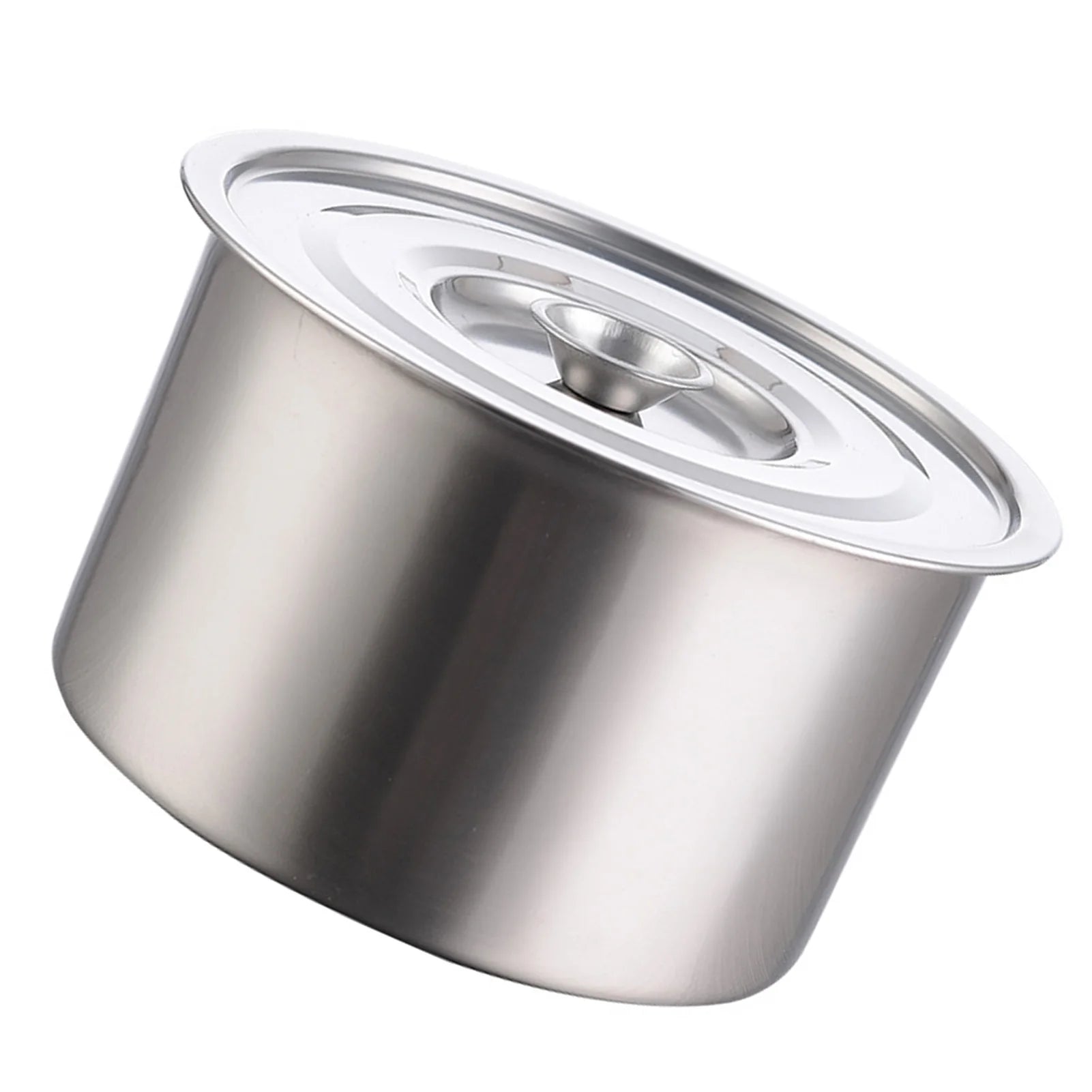 Stew Pot with Lid Non Stick Non Magnetic Stainless Steel Soup Seasoning Container Kitchen Utensil S
