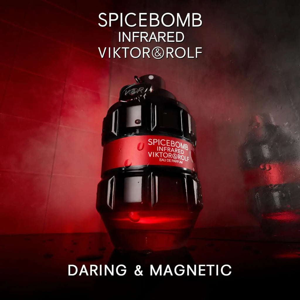 Spicebomb Extreme Eau de Parfum 100ML for Men, Woody Spicy Vanilla Amber Accord, Long Lasting Cologne Spray