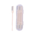 4pcs Gentle Painless Nose Hair Trimmer Set for Men Women Portable 360° Rotating Dual Head Skin-Safe Facial Hair Tool