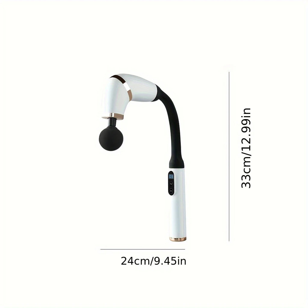 Massage Gun with Upgraded Extension Handle, Back Massager, Muscles/Neck/Shoulders/Waist/Legs Massager