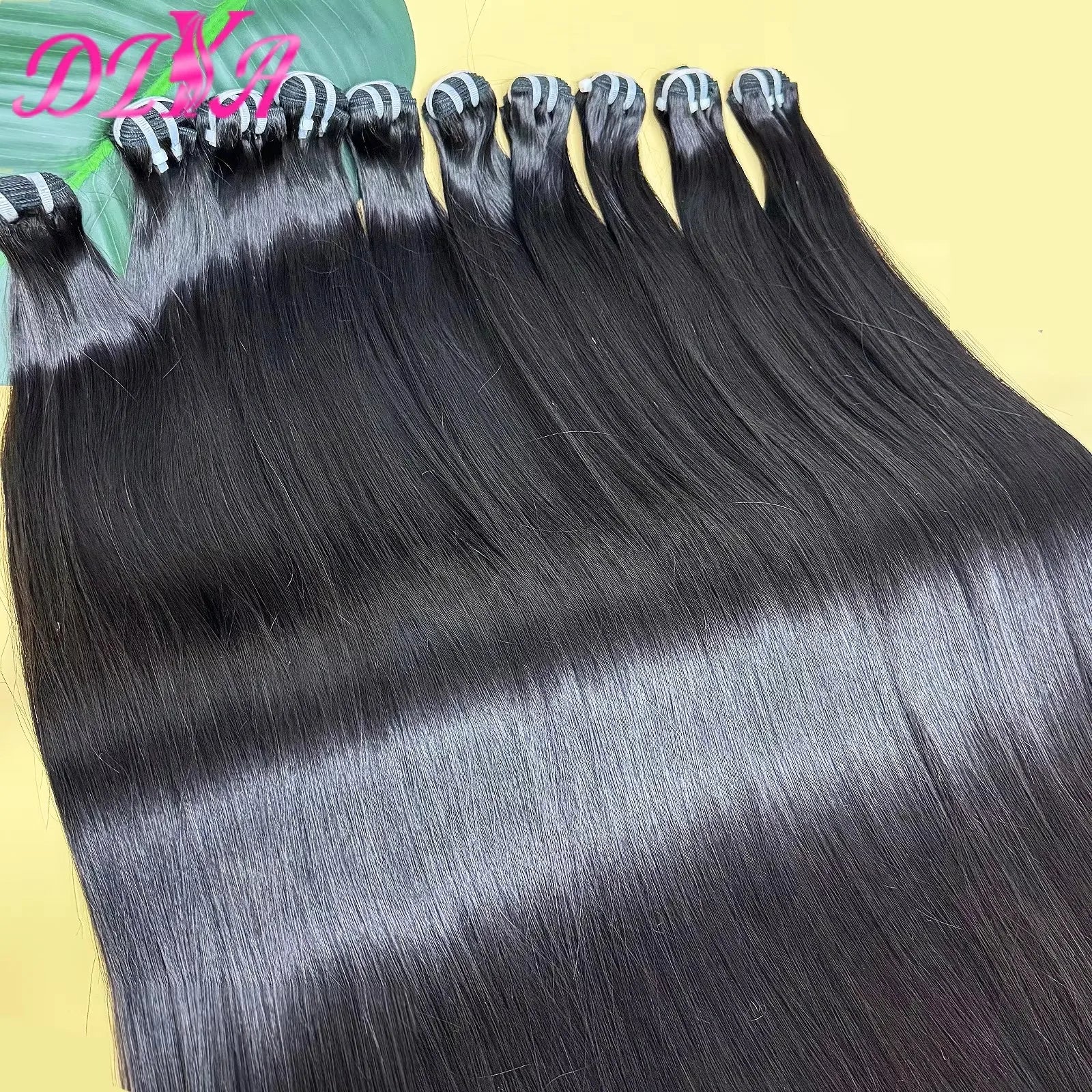 Super Double Drawn Vietnamese Human Hair Bundles 6-30inch Bone Straight Human Hair Bundles Unprocessed Virgin Hair Extensions