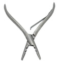 3 type 7 inch Silver Stainless Steel Clamp Hair Extension Plier with two holes Keratin Hair Extensions Removal Tools