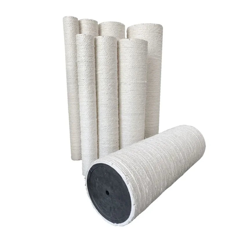 PVC Cat Scratching Post for Cat Tree DIY Cat Climbing Frame Replacement Post Sisal Rope Entangle Kitten Toy Scratch Furniture
