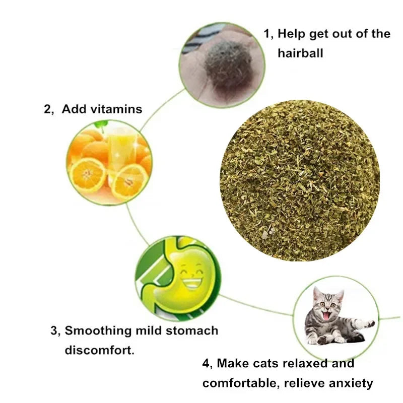 Natural Premium Catnip Cattle Grass Interactive Cat Non-toxic 10g Menthol Flavor Funny Cat Supplies Keep Pet Health Cat Toy