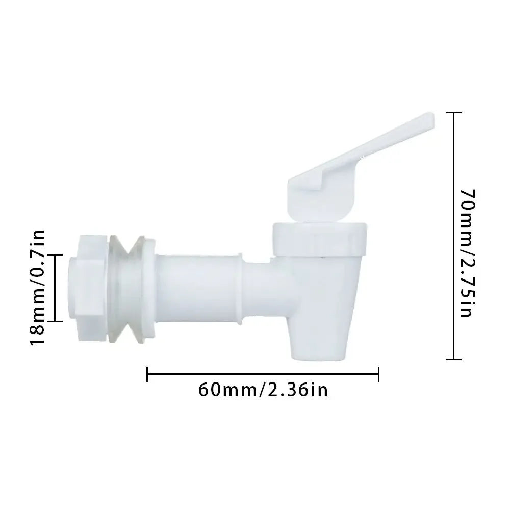 BPA-Free Replacement Cooler Faucet Water Bottle Jug, Dispenser Tap Set, Reusable Spigot Spout Water Beverage Lever