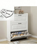 Double-Layer Rotating Shoe Cabinet Hinges - Stainless Steel, Easy Install, Durable Space-Saving, For Entrance Hall Cabinets