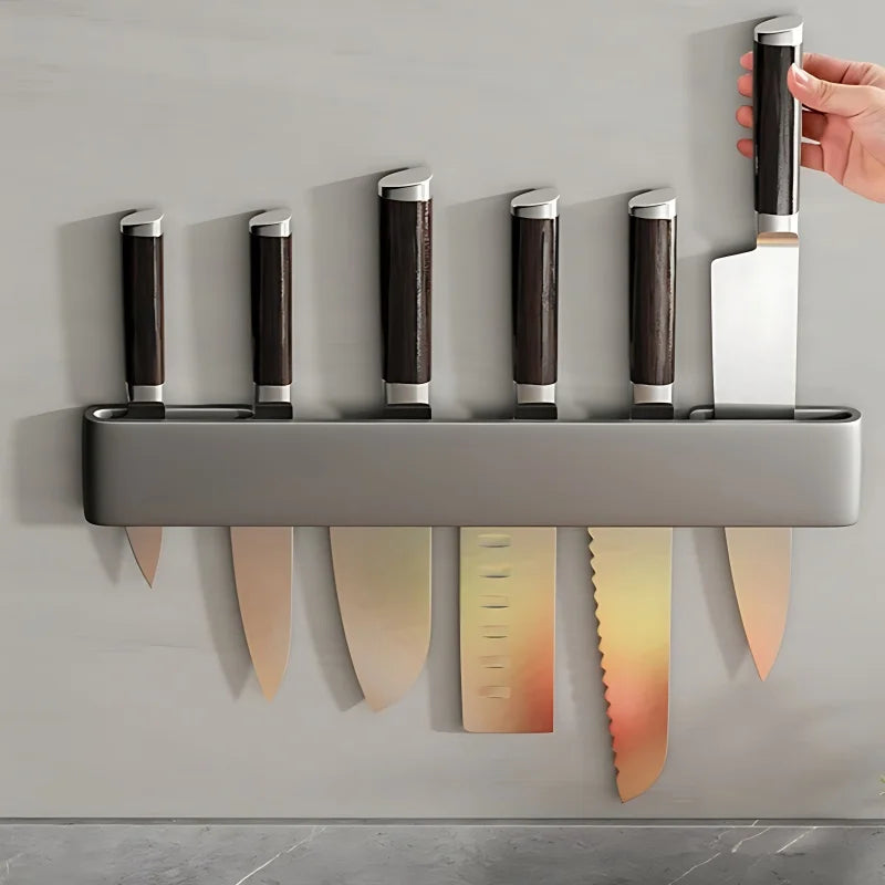Wall-mounted Knife Organizer Kitchen Multifunctional Shelf Household Kitchen Knife Knife Storage Kitchen Storage Accessories