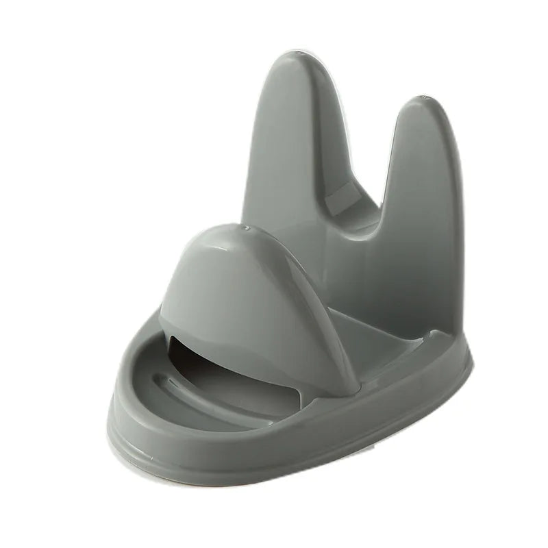 Multifunctional Kitchen Storage Rack Plastic Water Tray Pot Lid Rack Spoon Rack European Style Simple Desktop Organizer