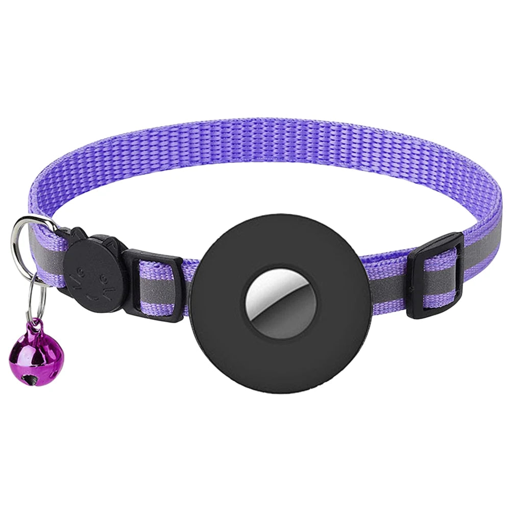 Portable Gps Tracker Lightweight Fashion Locator Collar for Cat Inteligent Cat Tracker Adjustable Size （Not Include Tracker！）