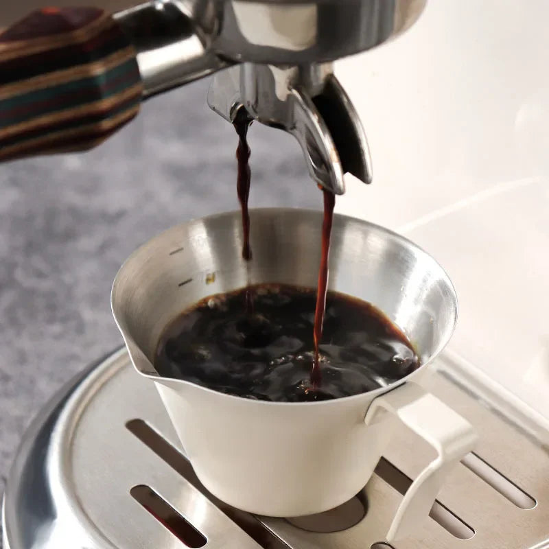 Espresso Measuring Cup Sauce Cup Espresso Shot Cup 2oz Stainless Steel Pouring Cup For Tomato Sauc